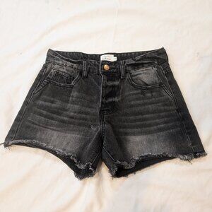 Bohme black denim shorts size 24